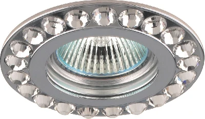 Светильник встраиваемый Feron DL112-C потолочный MR16 G5.3 хром 28404