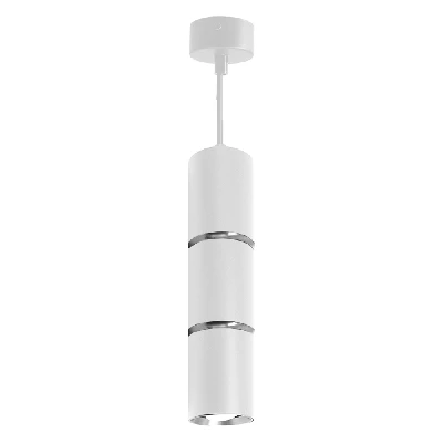 Светильник потолочный Feron ML1868 Barrel ZEN levitation на подвесе MR16 35W 230V, белый, хром, 55*180 48648