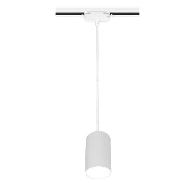 Светильник трековый подвес ARTLINE 55х55х100мм GU10 230В алюм. 2.6кв.м бел. Ritter 59927 6