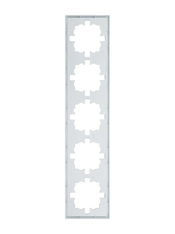 Рамка 5-м ZIMA горизонт. бел. LEZARD 704-0200-150 1