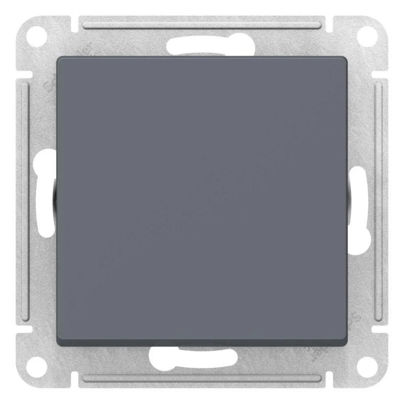 Выключатель 1-кл. AtlasDesign 2-п. 10А мех. грифель SE ATN000721 2