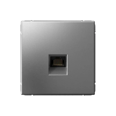 Розетка компьютерная ArtGallery RJ45 кат.5E механизм сталь SE GAL000983
