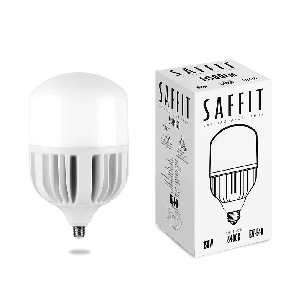 Лампа светодиодная SAFFIT SBHP1150 E27-E40 150W 230V 6400K 55144 1