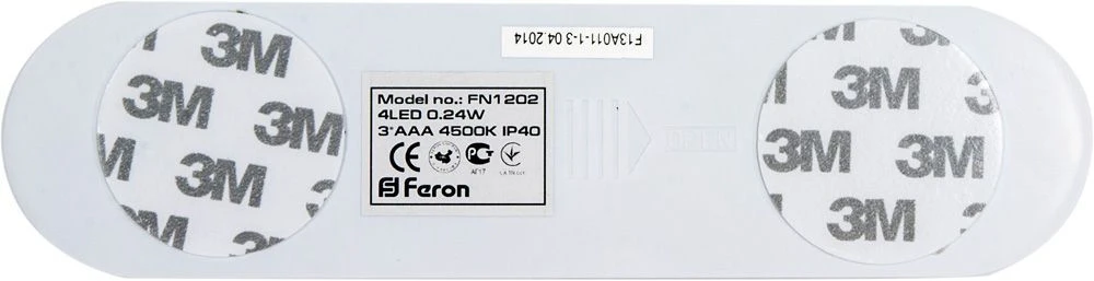 Светильник ночник Feron FN1202 0,24W, белый 23293 1