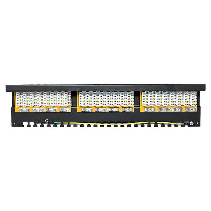 Патч-панель 19дюйм 1U кат.5E STP полн. экранир. 24 порта RJ45 Dual IDC с органайзером TERACOM PRO EKF TRP-PPNL-5ESTP-1U24 4
