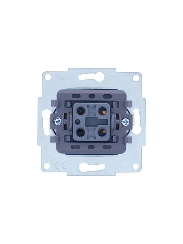Переключатель проходной 1-кл. СП Vesna механизм крем. LEZARD 742-0388-105 4