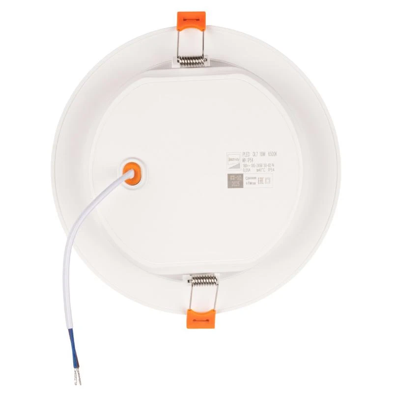 Светильник светодиодный PLED DL7 18Вт 6500К IP54 1530лм WH встраив. бел. Pro JazzWay 5069107 1