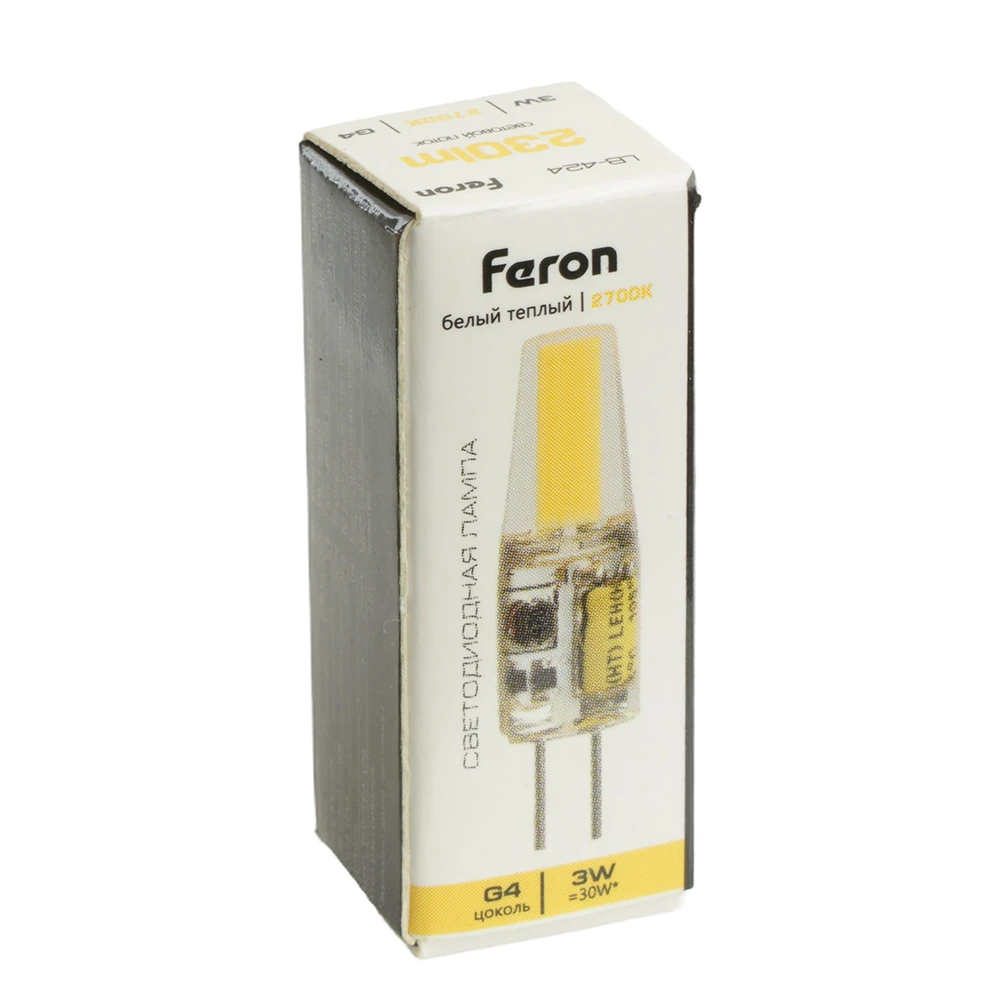 Лампа светодиодная Feron LB-420 G4 3W 12V 2700K 51170 4