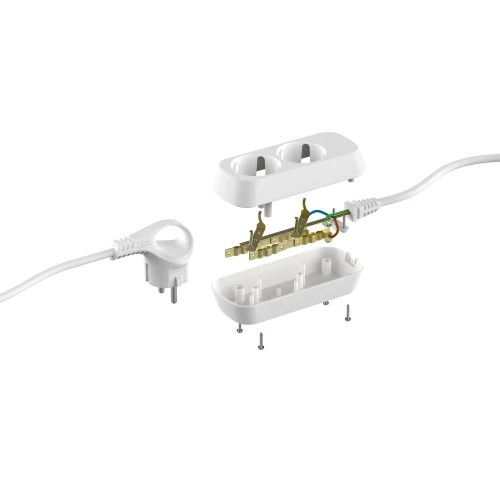 Удлинитель 2х5м с заземл. 10А IP20 GREEN LINE UDL-10-250-E ПВС 3х0.75 Эра Б0065074 4