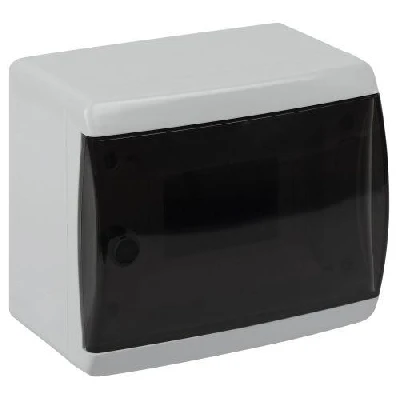Корпус навесной ЩРН-П-6 ЭРА COMFORT IP41 прозр. крышка пластик. бел. ЭРА Б0067468
