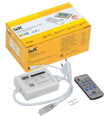 Контроллер с ПДУ ИК MONO 1 канал 220В 3А 360Вт IEK LSC1-MONO-360-IR-20-220-B