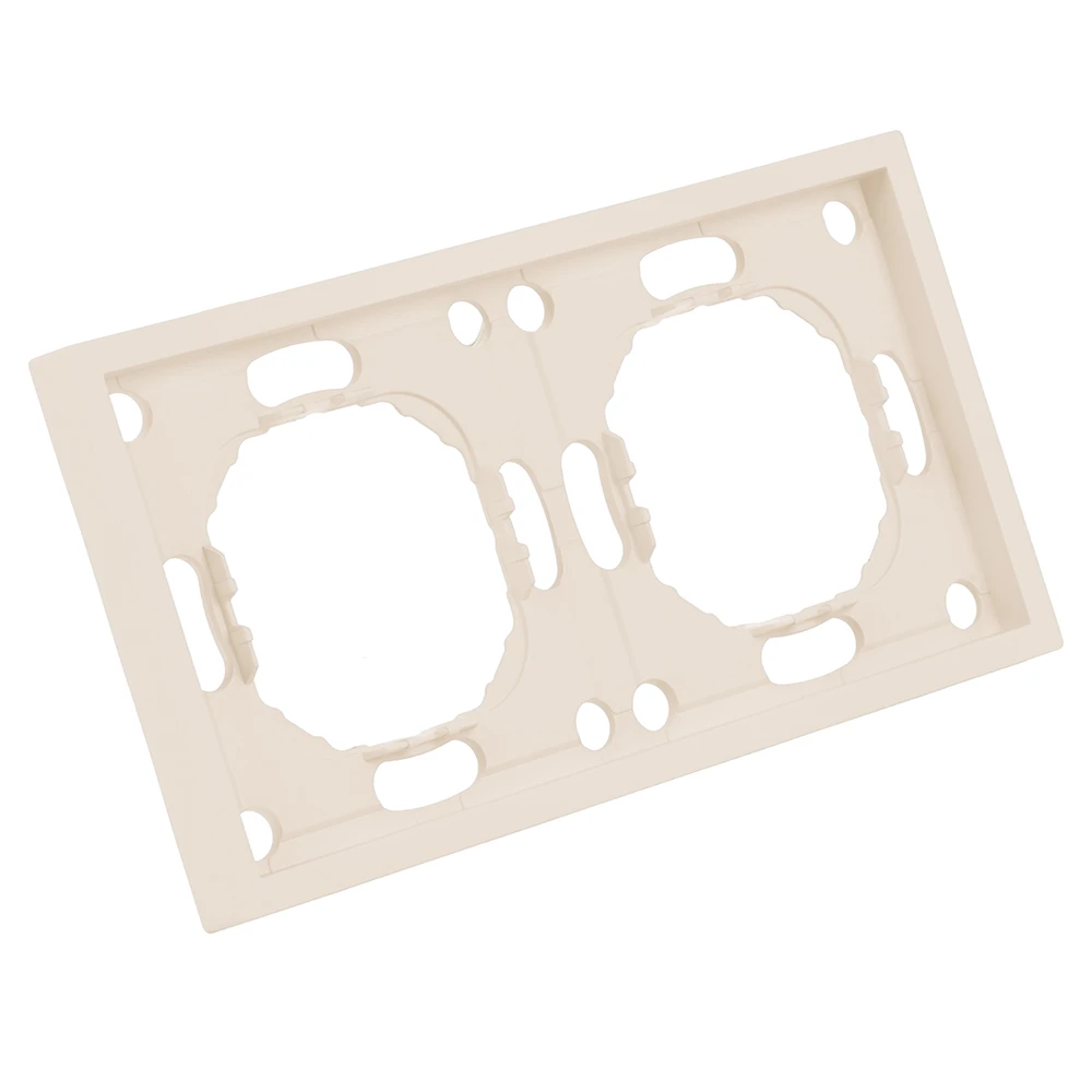 Рамка STEKKER, PFR00-5002-08 2-местная, серия Эмили, кашемир, soft touch 49911 1