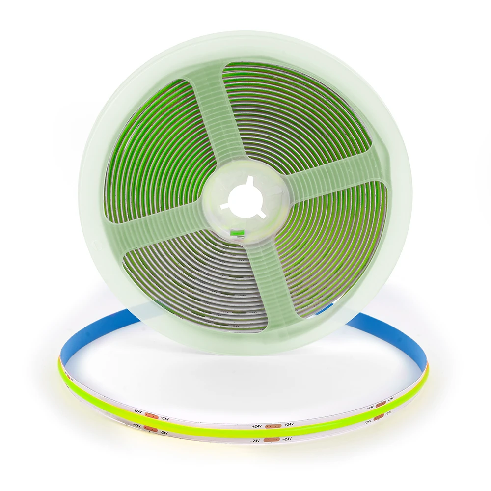 Светодиодная COB лента Feron LS530 320SMD(2110) 10Вт/м 24V 5000*8*1.8мм IP20, зеленый 48268 3