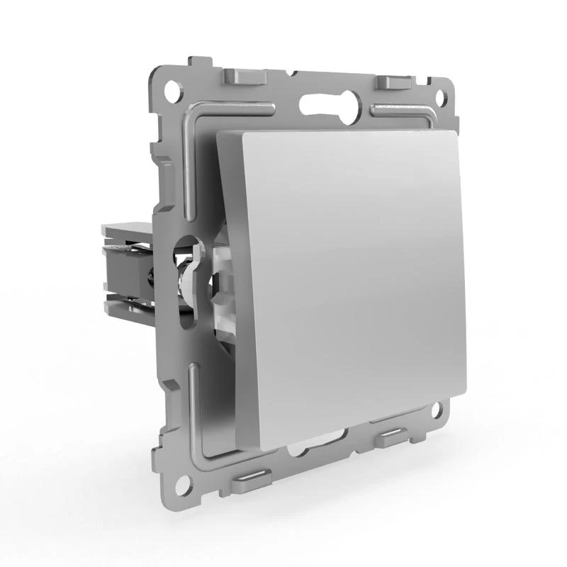 Выключатель 1-кл. СП Pixel 10А IP20 механизм алюм. TOKOV ELECTRIC TKE-PX-V1-C03 2
