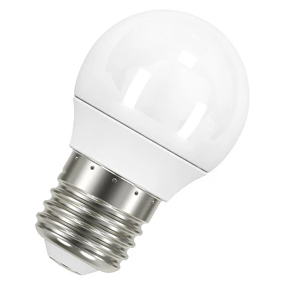 Лампа светодиодная LED STAR CLASSIC P 40 5W/830 5Вт шар 3000К тепл. бел. E27 470лм 220-240В матов. пласт. OSRAM 4052899971646