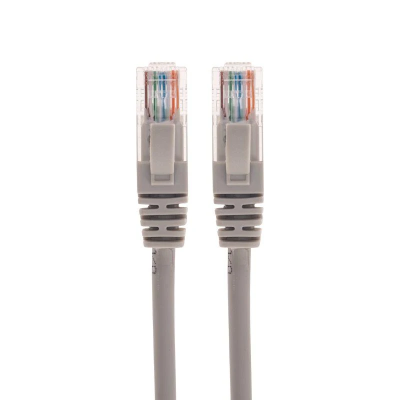 Патч-корд U/UTP CAT 5e RJ45-RJ45 26AWG LSZH сер. 2м Rexant 02-0100-2 1