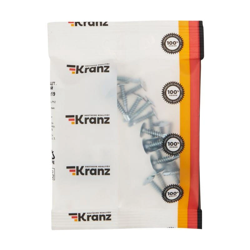 Саморез с прессшайбой ПШС сверло 4.2х19 (уп.20шт) Kranz 1182-4219-4 2