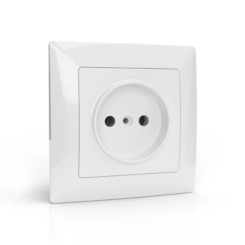 Розетка 1-м СП AVA 16А IP20 без заземл. без защ. шторок в сборе бел. TOKOV ELECTRIC TKL-AV-R1F-C01 2