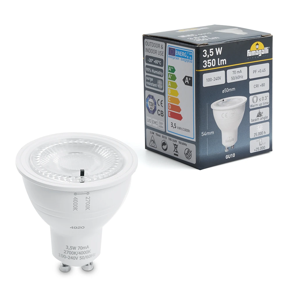Светильник архитектурный, Fumagalli 2A4.000.000.AXU2K, 2*3,5W 230V GU10 черный 11641 7