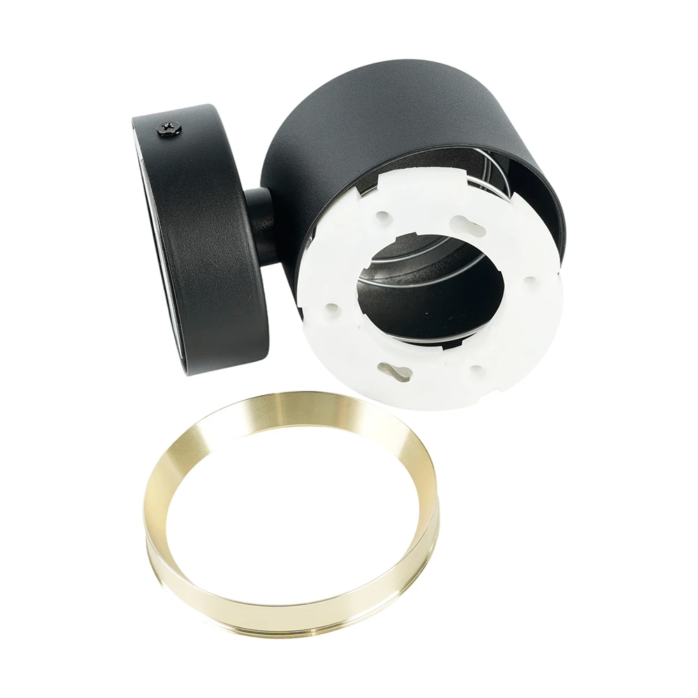 Светильник настенный Feron HL4598 Barrel DUET 12W, 230V,GX53, черный + золото IP20 52019 10
