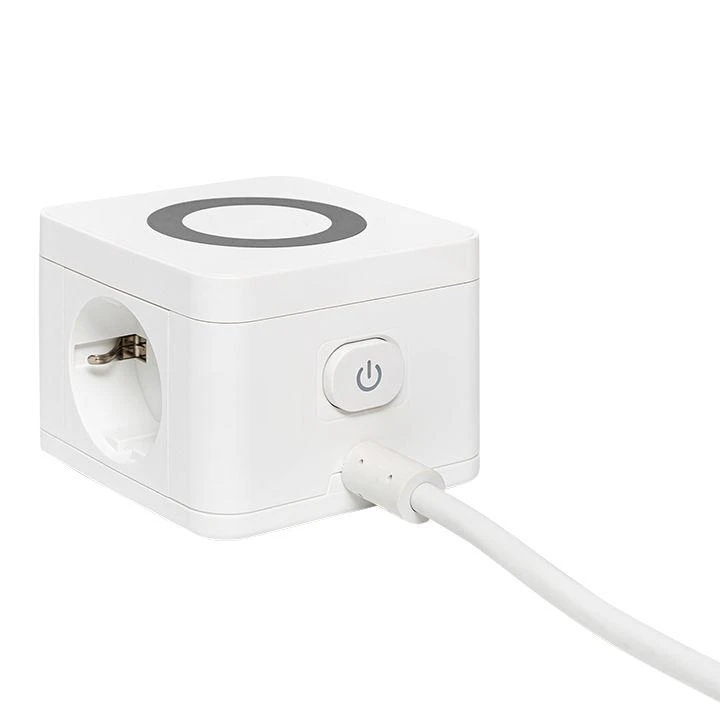 Удлинитель "Куб" 2х1.3м 3USB 2.4А+зарядное устройство 1кв.мм EKF UBA-CUB-3-WC 5