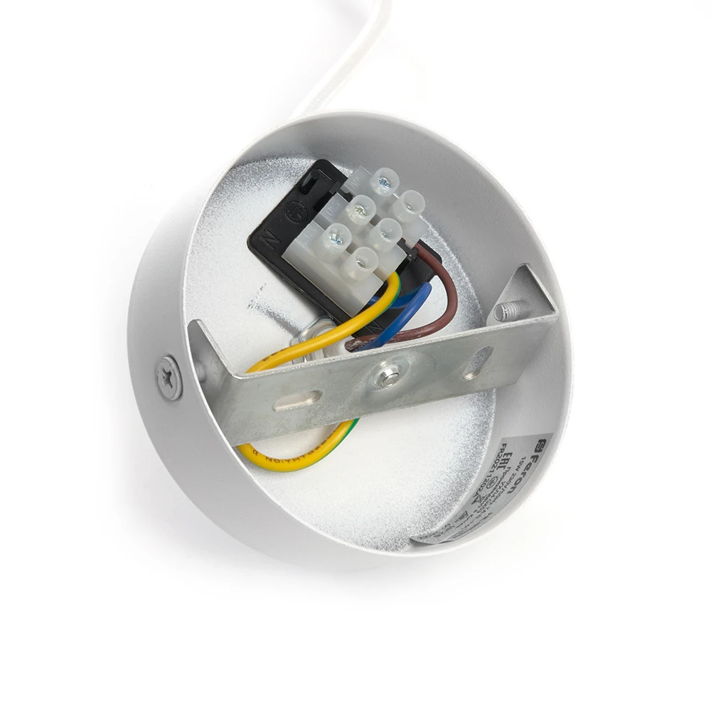 Светильник потолочный Feron HL3568 на подвесе GX53 15W 230V, белый 90*80 48089 1