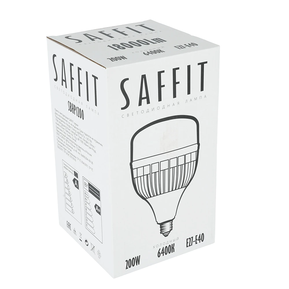 Лампа светодиодная SAFFIT SBHP1200 E27-E40 200W 230V 6400K 55268 8