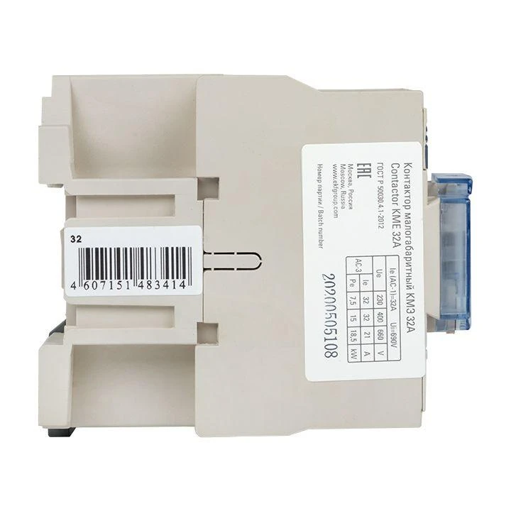 Контактор КМЭ 32А кат. 380В AC 1НО EKF ctr-s-32-380 7