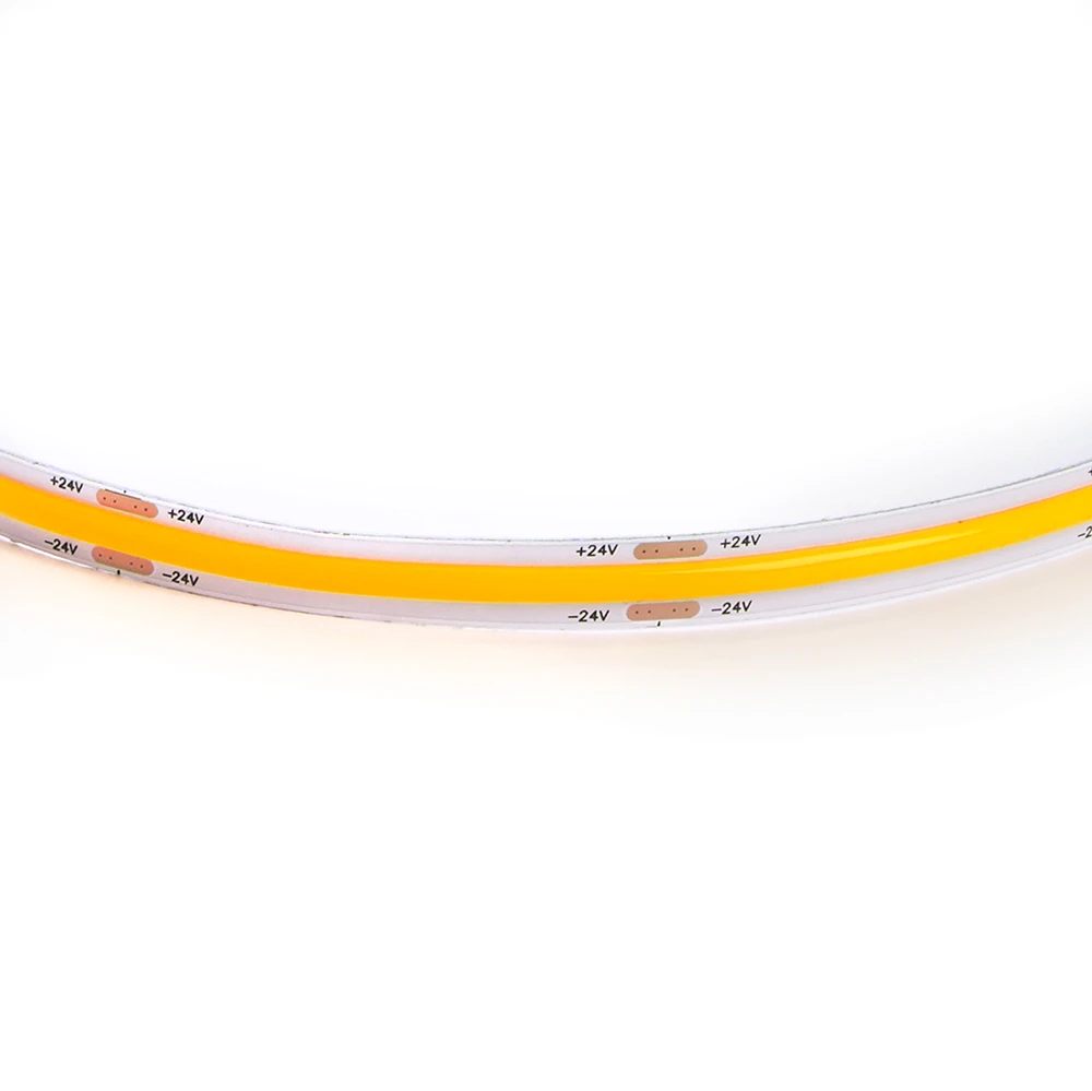 Светодиодная COB лента Feron LS530 320SMD(2110) 8Вт/м 24V 5000*8*1.8мм IP20, желтый 48269 2