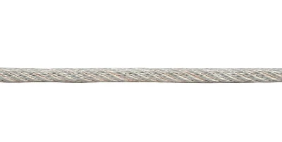 Трос в ПВХ изоляции d4.0-5.0мм DIN 3055 (SWR) сталь (уп.100м) Zitar 101923