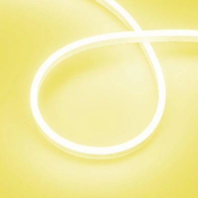 Лента светодиодная AURORA-PS-A120-12x6mm 24V Yellow 10Вт/м IP65 2835 герметичная (уп.5м) Arlight 036682