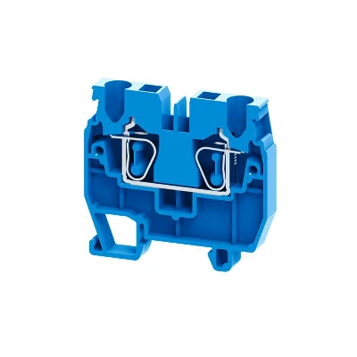 Мини-клемма проходная пружинная OptiClip CXM-2.5-I-BU-24A-(0.2-2.5) син. КЭАЗ 331822