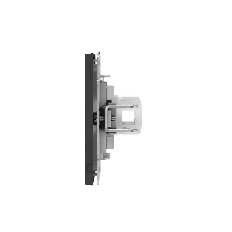 Розетка компьютерная 2-м KANT RJ45 кат.5E без шторки черн. уголь DKC 7012664 3