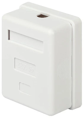Розетка компьютерная 1-м RJ45 кат.5E экранир. Эра Б0056903