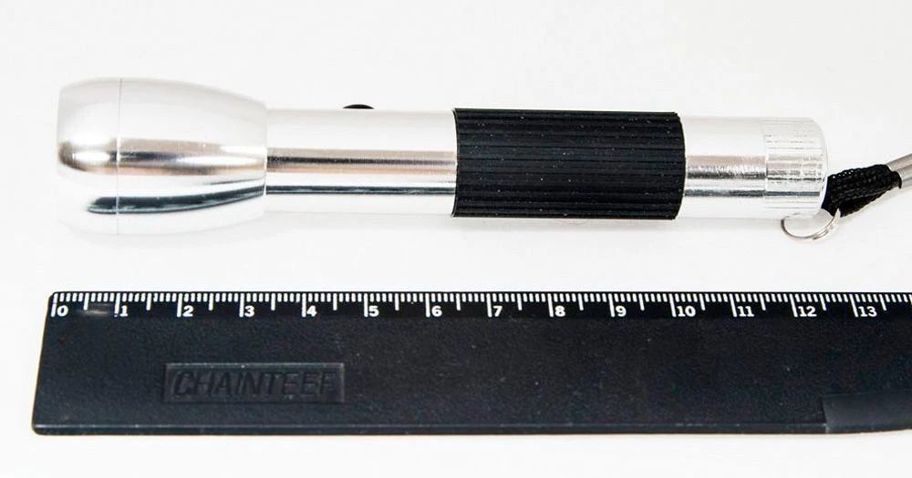 Фонарь 0,9W (0.3Wx3LED), металлик, TL033 12929 2