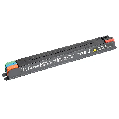 Трансформатор электронный для светодиодной ленты 48W 24V ( ультратонкий драйвер), LB001 52128