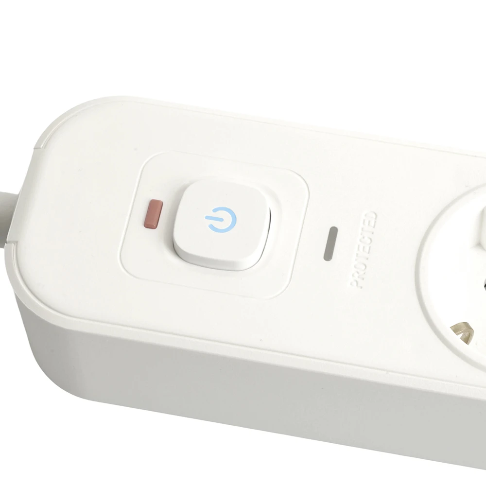 Сетевой фильтр 5-местный с/з STEKKER3x1мм2, 1,8 м, 250В, 16А, 2 USB-A+2 Type-C, серия Nova, белый 50102 5