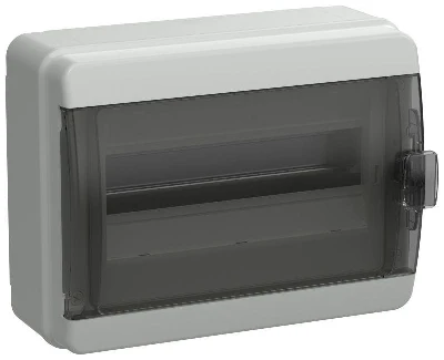 Корпус КМПн-12 TEKFOR IP65 черн. прозр. дверь пластик. IEK TF5-KP72-N-12-65-K03-K02