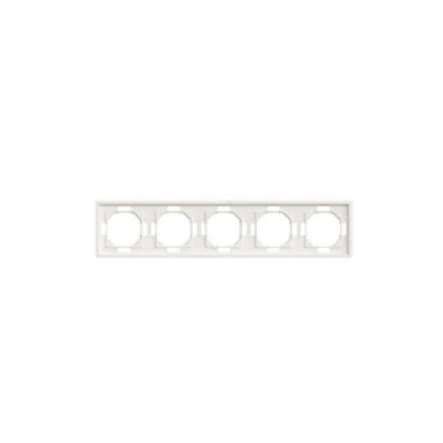 Рамка STEKKER, PFR00-5005-08 5-местная, серия Эмили, кашемир, soft touch 49914