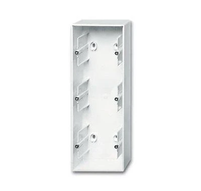 Коробка для открытого монтажа 3 поста Basic 55 альп. бел. ABB 2CKA001799A0976