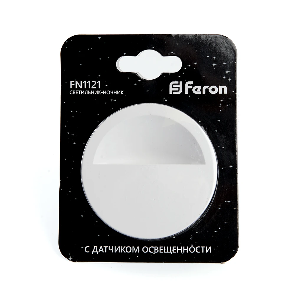 Светильник ночник Feron FN1121 0,5W 230V, белый 41020 1