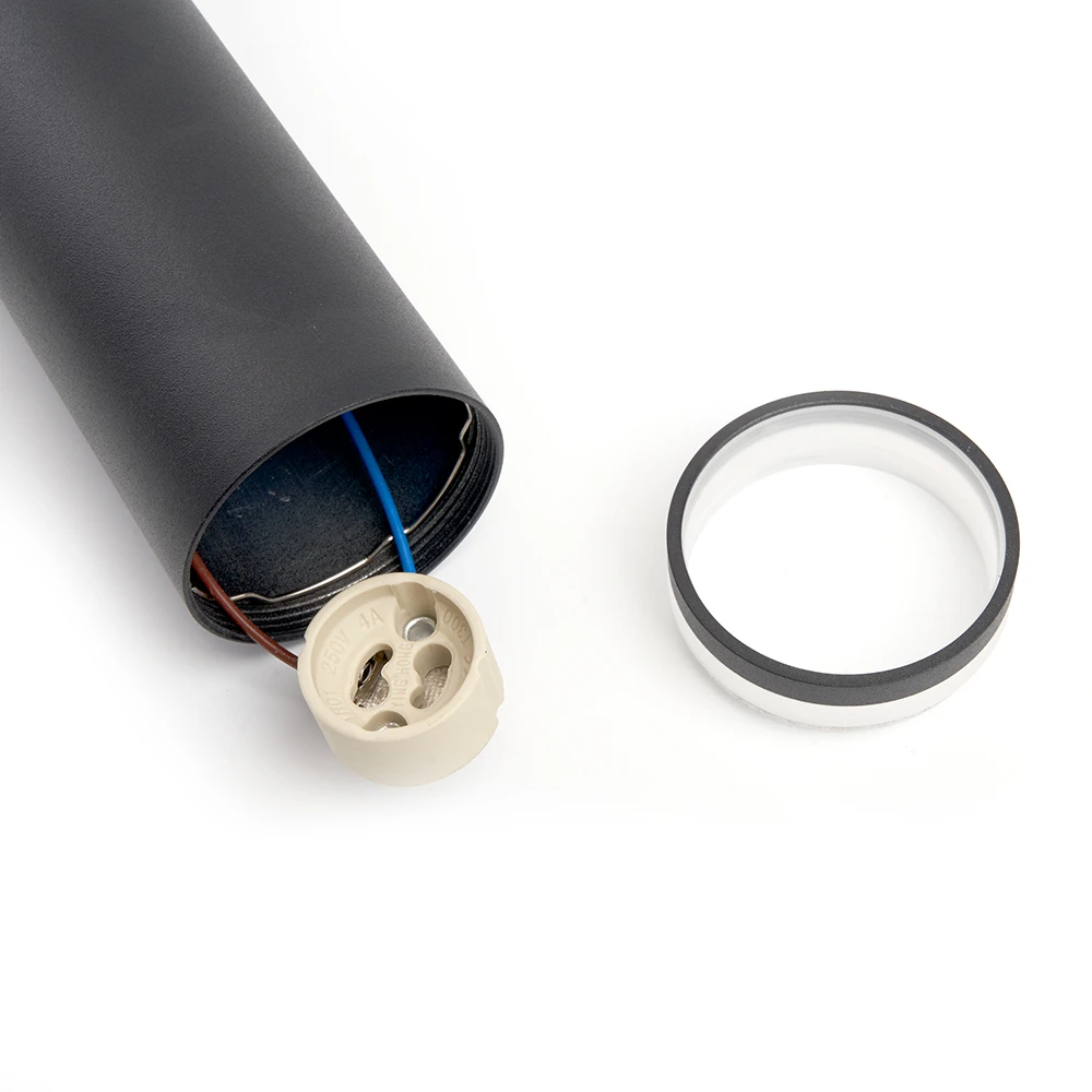 Светильник потолочный Feron ML1708 Barrel LUNA на подвесе MR16 35W 230V, черный 55*280 48084 8