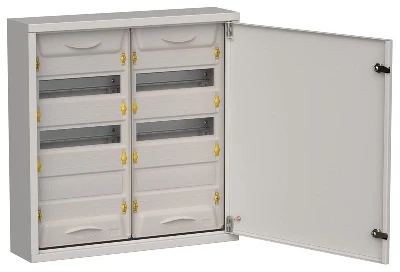 Корпус ЩРн-72 (2х36) TITAN 5 585х570х140 IP31 метал. сер. IEK TI5-50-N-2X036-31-7035