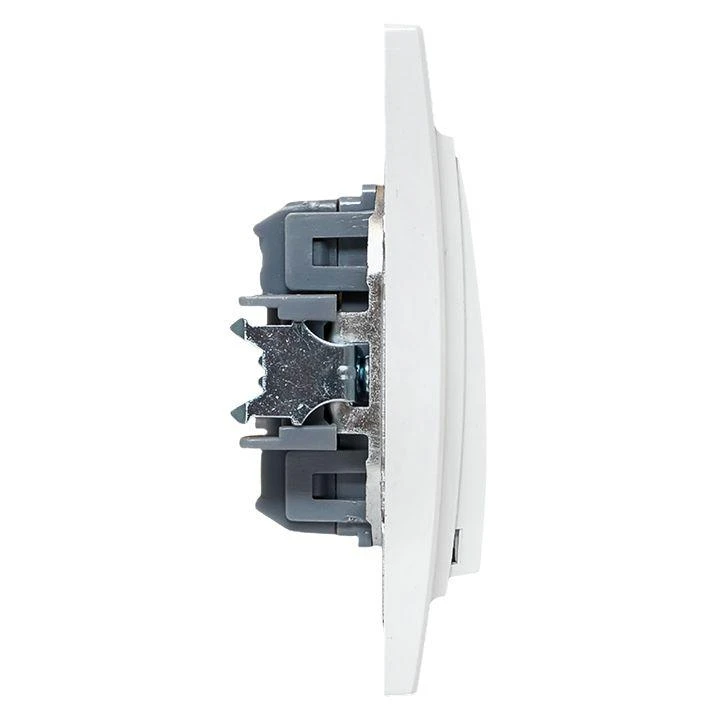 Выключатель 1-кл. СП Минск 10А IP20 бел. Basic EKF ERV10-021-10 2