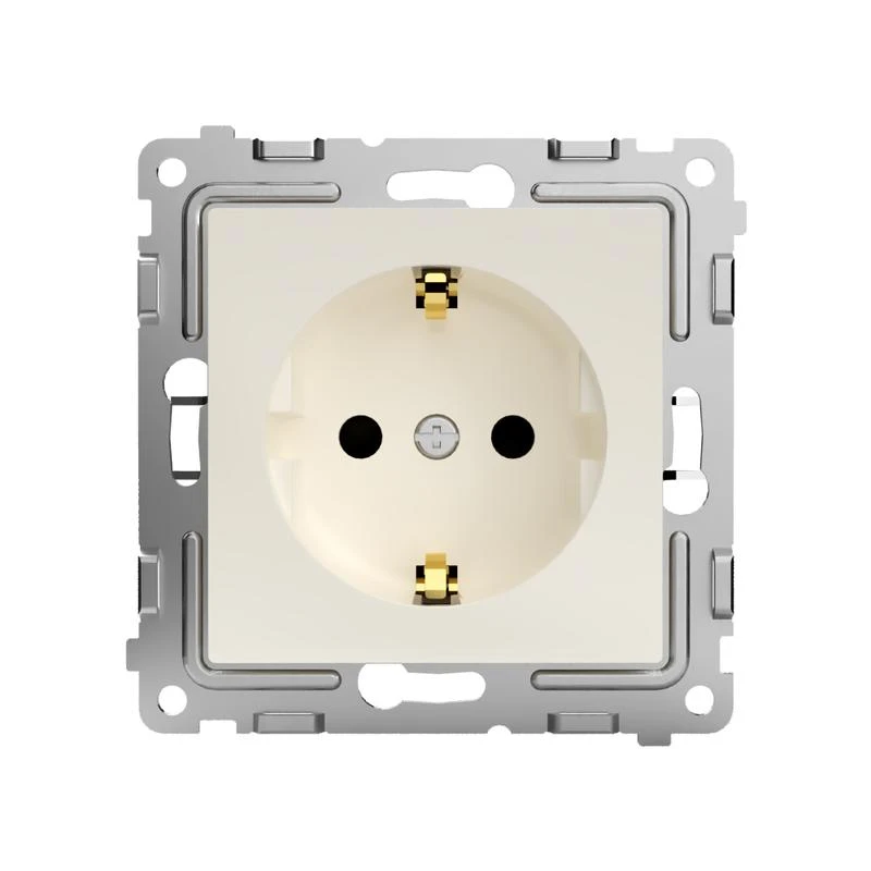 Розетка 1-м СП Pixel 16А IP20 с заземл. механизм беж. TOKOV ELECTRIC TKE-PX-R1Z-C02 1