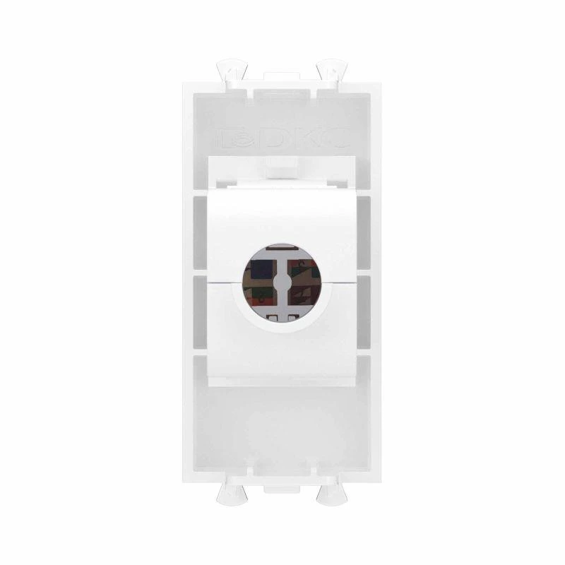 Розетка компьютерная 1мод. Avanti "Белое облако" RJ45 кат.6 без шторок модульная механизм DKC 4400691 3