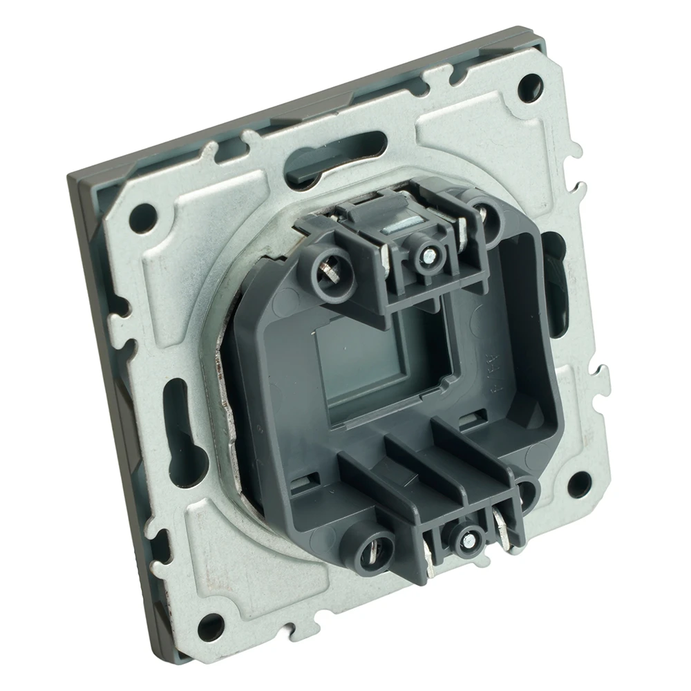 Заглушка (механизм), серия Эмили, платиново-серый, soft touch, RST00-5116-10 49961 4