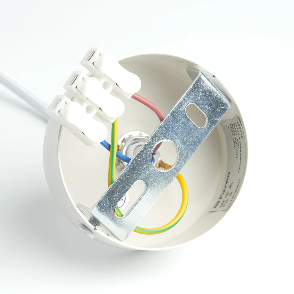Светильник потолочный Feron ML1841 Barrel ECHO levitation MR16 35W, 230V, GU10, белый, с антибликовой сеточкой, на подвесе 1,7 м 48395 4