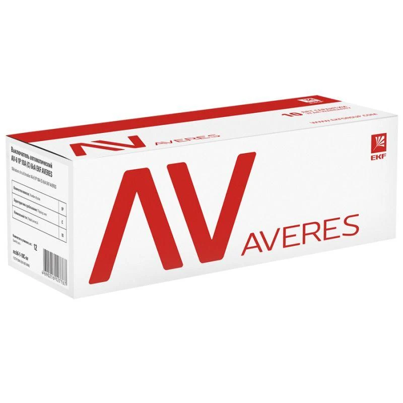 Выключатель автоматический модульный 1п C 6А 6кА AV-6 AVERES EKF mcb6-1-06C-av 2