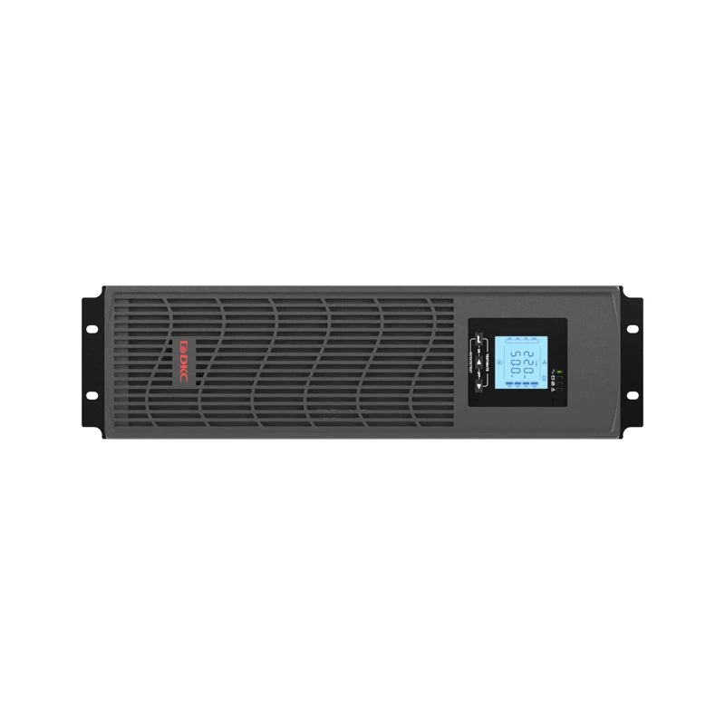 Источник бесперебойного питания линейно-интерактивный Info Rackmount Pro 1500ВА/1200Вт 1/1 USB RJ45 6xIEC C13 Rack 3U SNMP/AS400 slot 2х9А.ч DKC INFORPRO1500IN 2